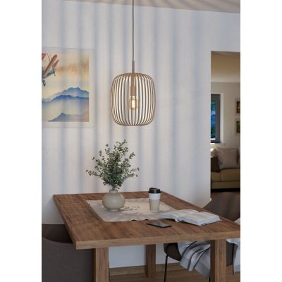 Eglo Romazzina lampa wisząca 1x60 W piaskowa 900496