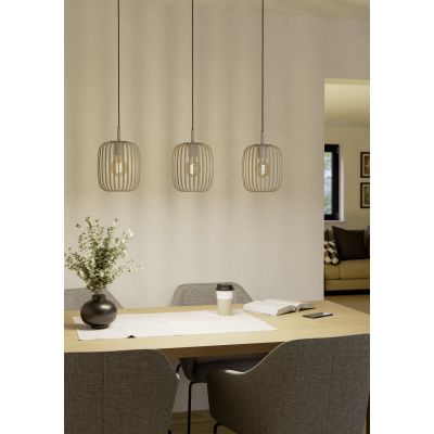 Eglo Romazzina lampa wisząca 3x60 W piaskowa 900497