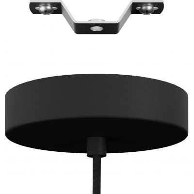 Eglo Bajazzara lampa wisząca 1x40 W czarna-szary 900502