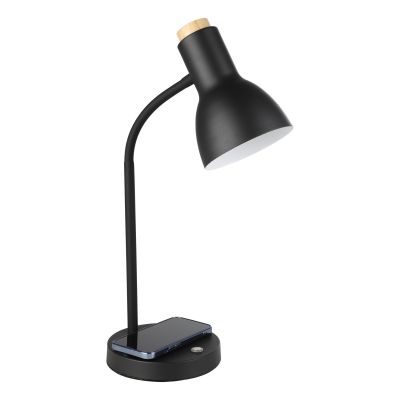 Eglo Veradal-QI lampa biurkowa 1x5 W czarna 900628