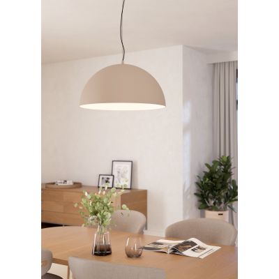 Eglo Gaetano lampa wisząca 1x40 W beżowa 900696