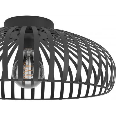 Eglo Mogano lampa podsufitowa 1x40 W czarna 900721