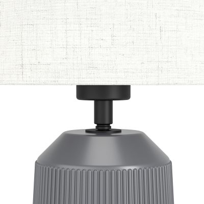 Eglo Capalbio lampa stołowa 1x40 W szara 900824