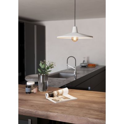 Eglo Miniere lampa wisząca 1x40 W szary 900833