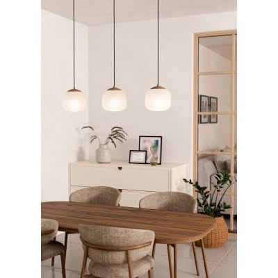 Eglo Cominio lampa wisząca 3x40 W piaskowa 900894