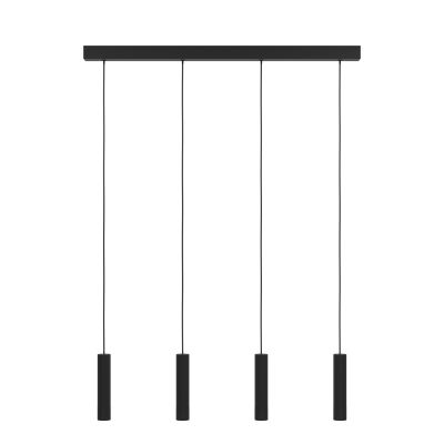 Eglo Almudaina lampa wisząca 4x5,4 W czarna 900906