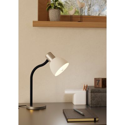 Eglo Macere lampa biurkowa 1x25 W biała 901061