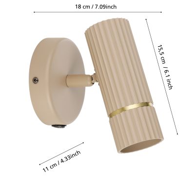 Eglo Caminia kinkiet 1x5 W piaskowy 901153