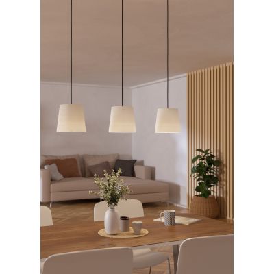 Eglo Febres lampa wisząca 3x60 W biała 901263