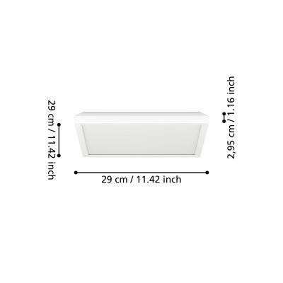 Eglo Rovito panel LED 13 W 901449