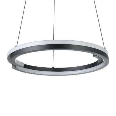 Eglo Mezzomonte lampa wisząca 1x20 W czarna 901822