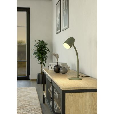 Eglo lampa biurkowa 1x18 W zielona 901831