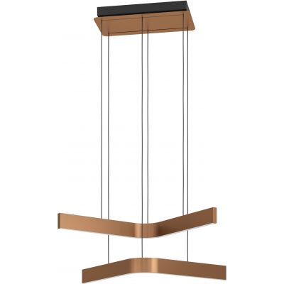 Eglo Folcino-Z lampa wisząca 2x18 W biała-brązowa 901864