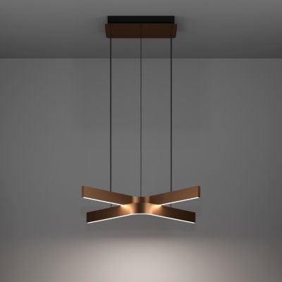 Eglo Folcino-Z lampa wisząca 2x18 W biała-brązowa 901864