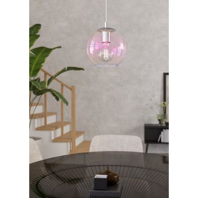 Eglo Ariscani lampa wisząca 1x40 W opal 901918