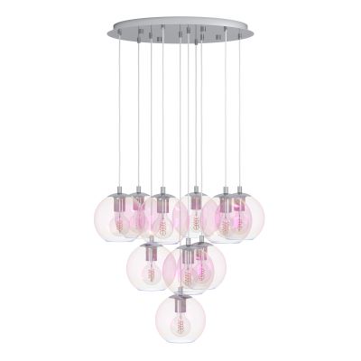 Eglo Ariscani lampa wisząca 10x60 W opal 901922