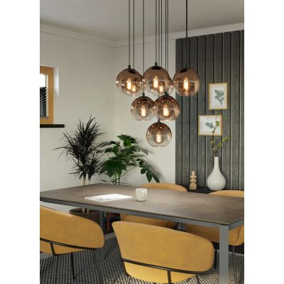 Eglo Ariscani lampa wisząca 10x40 W miedź 901926