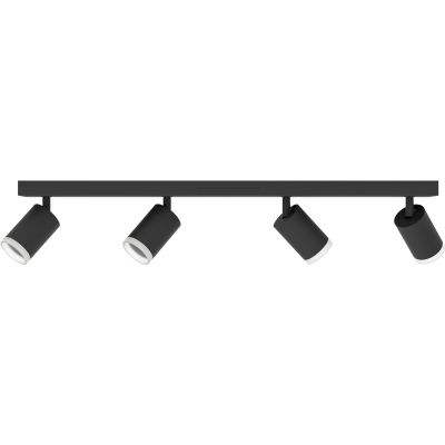 Eglo Melitello-Z lampa podsufitowa 4x3,7 W czarna 901942