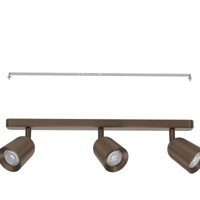 Eglo Camaldoli lampa podsufitowa 3x10 W brązowa 901951