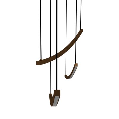 Eglo Villeggi lampa wisząca 1x22 W mosiądz 902167