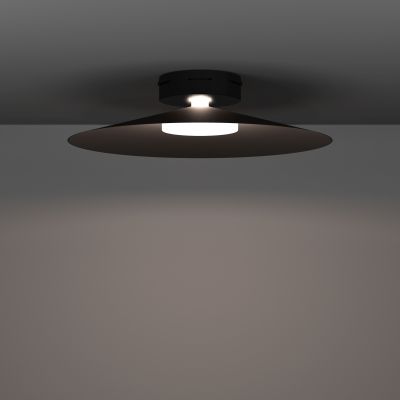 Eglo Conomavilla-Z lampa podsufitowa 1x15,5 W biała-czarna 902182