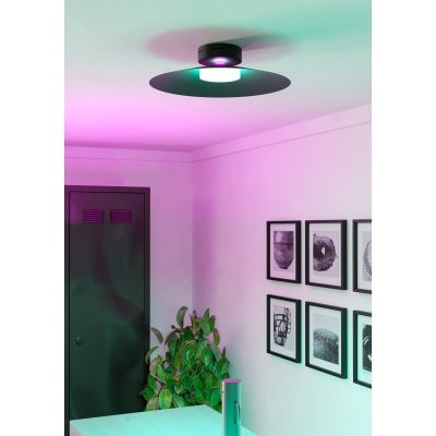 Eglo Conomavilla-Z lampa podsufitowa 1x15,5 W biała-czarna 902182