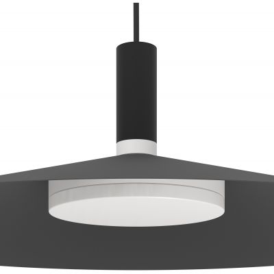 Eglo Conomavilla-Z lampa wisząca 1x15,5 W biała-czarna 902183