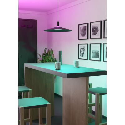 Eglo Conomavilla-Z lampa wisząca 1x15,5 W biała-czarna 902183