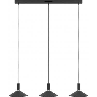 Eglo Conomavilla-Z lampa wisząca 3x7 W biała-czarna 902184