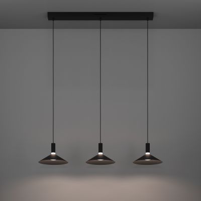 Eglo Conomavilla-Z lampa wisząca 3x7 W biała-czarna 902184