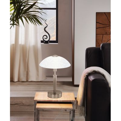 Eglo Solo lampa stołowa 1x60 W biała 91238