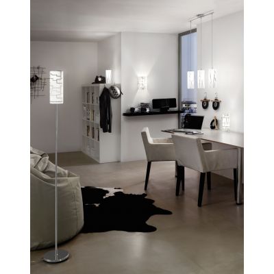 Eglo Rivato lampa stołowa 1x60W biały/chrom 92743