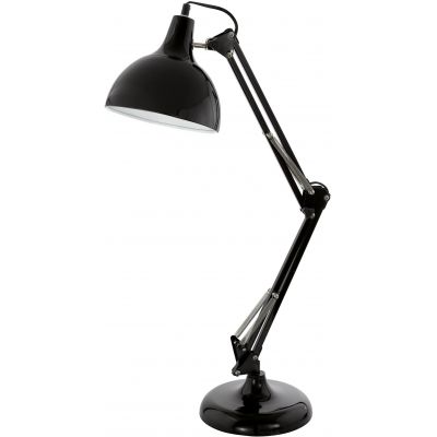 Eglo Borgillio lampa biurkowa 1x40W czarna 94697