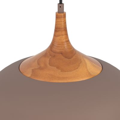 Eglo Obregon lampa wisząca 1x60 W brązowa 95385