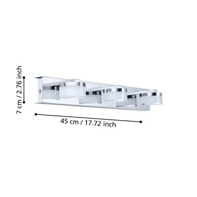 Eglo Romendo kinkiet 3x7 W chrom 96543