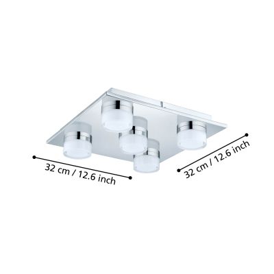 Eglo Romendo lampa podsufitowa 1x31 W chrom 96544
