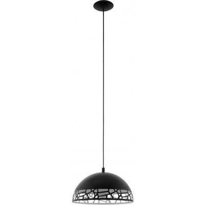Eglo Savignano lampa wisząca 1x60W czarny/biały 97441