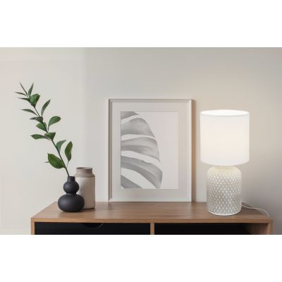 Eglo Bellariva lampa stołowa 1x40 W szara 97774