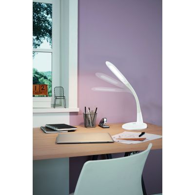 Eglo Trunca lampa biurkowa 1x3,7W biała 98093