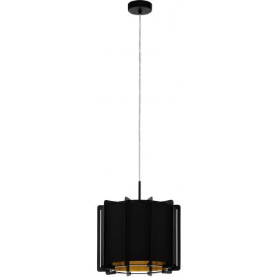 Eglo Pineta lampa wisząca 1x40W czarny/złoty 98341