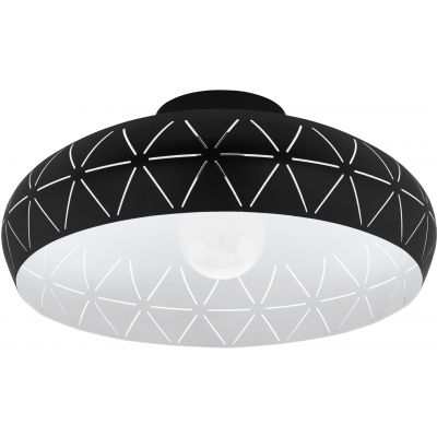 Eglo Ramon lampa podsufitowa 1x28W czarny/biały 98466