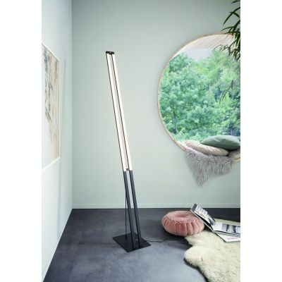 Eglo Amontillado lampa stojąca 1x27W czarny/biały 98493