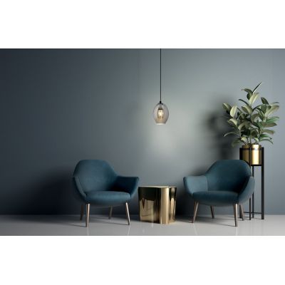 Eglo Cadaques lampa wisząca 1x60 W czarna 98582