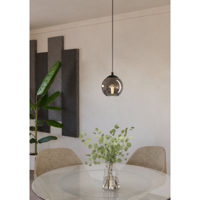 Eglo Ariscani lampa wisząca 1x40 W czarna 98651