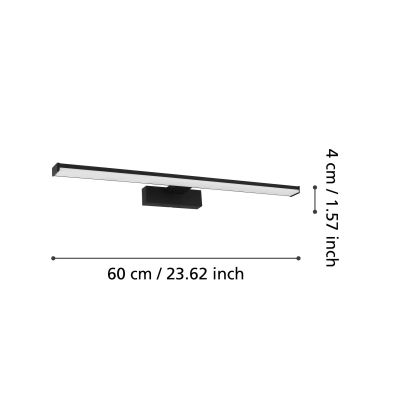 Eglo Pandella kinkiet 1x11 W czarny 98908