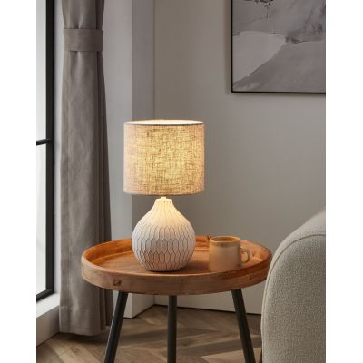 Eglo Bellariva lampa stołowa 1x40 W beżowa 99332
