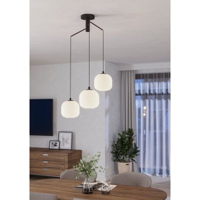 Eglo Mantunalle lampa wisząca 3x40 W biała 99368