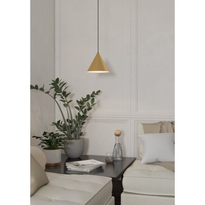 Eglo Narices lampa wisząca 1x40 W czarna-złota 99591