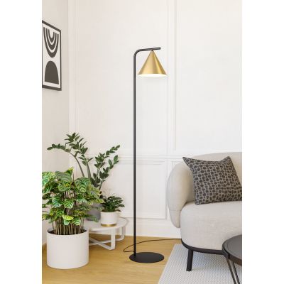 Eglo Narices lampa stojąca 1x40 W mosiądz-złota 99594
