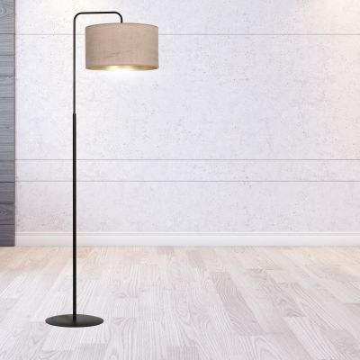 Emibig Hilde lampa stojąca 1x15 W czarna-różowa-złota 1053/LP1